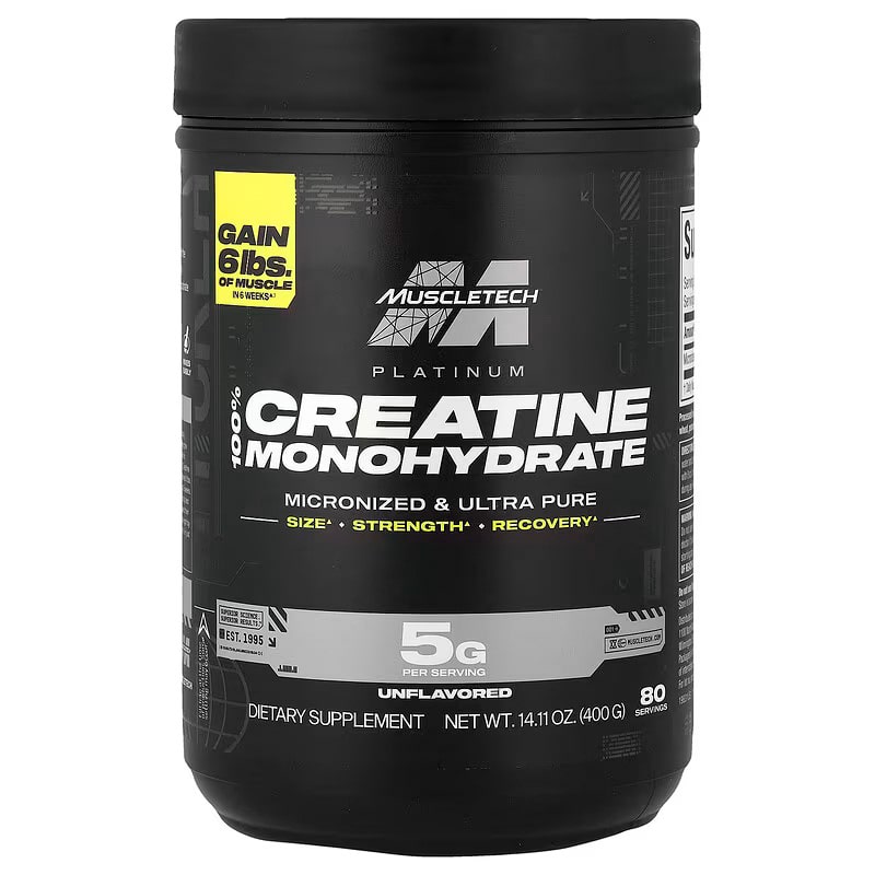 تصویر کراتین پلاتینیوم ماسل تک 400 گرم Muscle Tech در فروشگاه سانیکس فیت