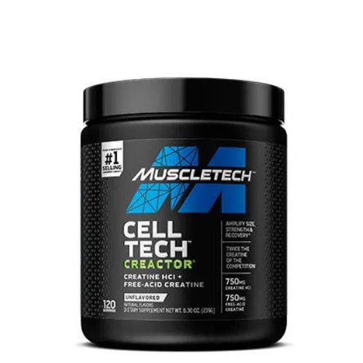 تصویر کراتین سل تک کرکتور ماسل تک 250 گرم Muscle Tech در فروشگاه سانیکس فیت